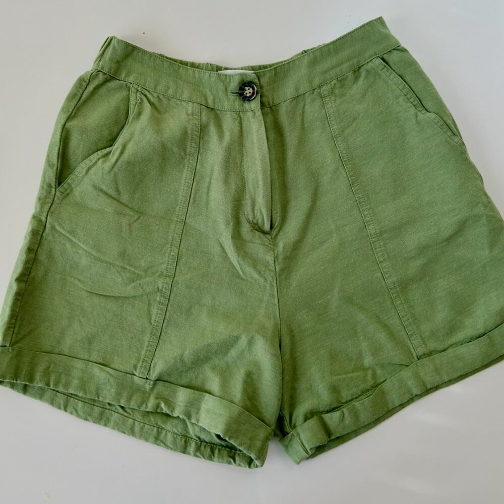 Mango linen shorts, size small
